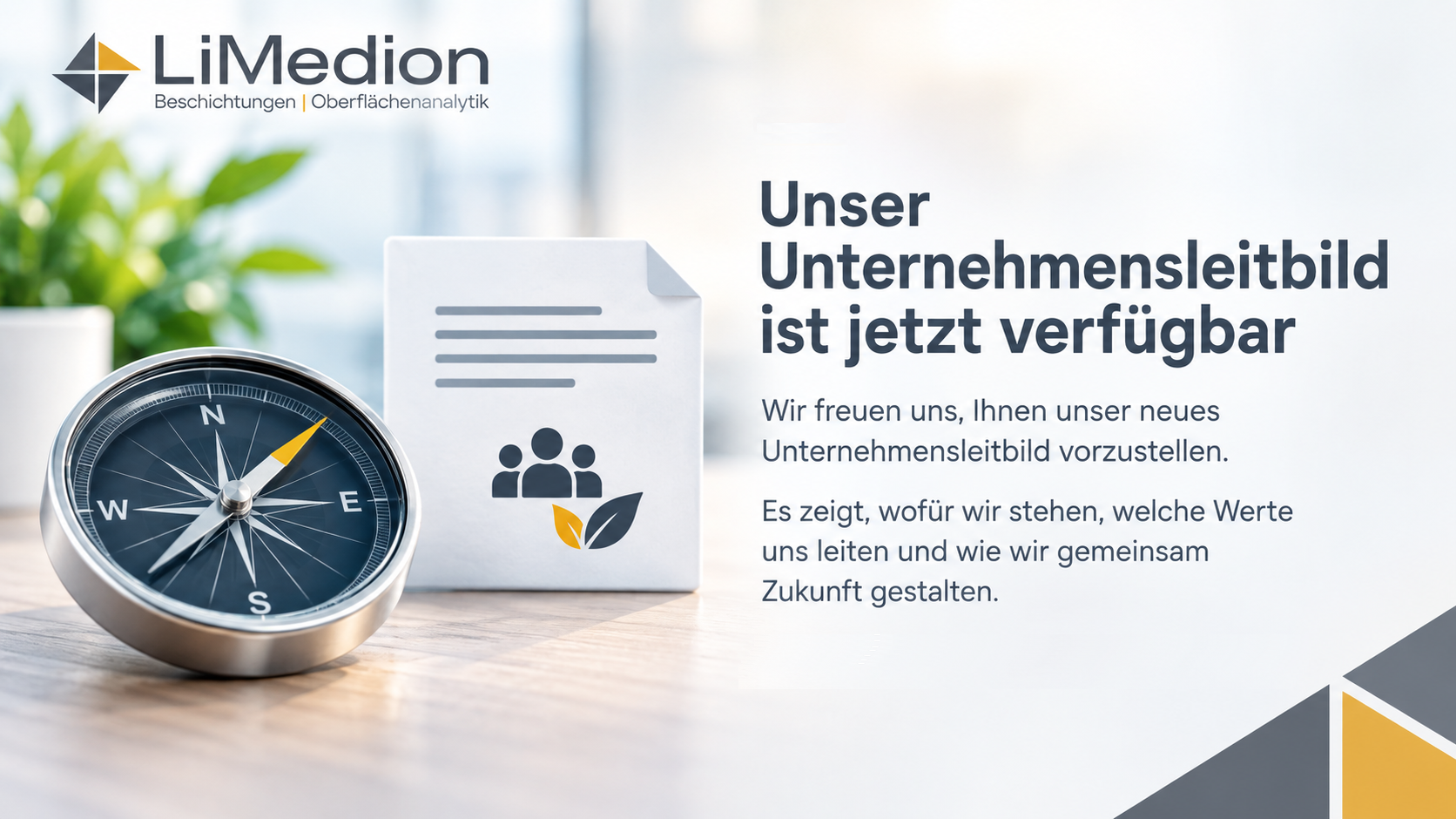 Unternehmensleitbild der Firma Limedion Unternehmensleitbild der Firma Limedion
